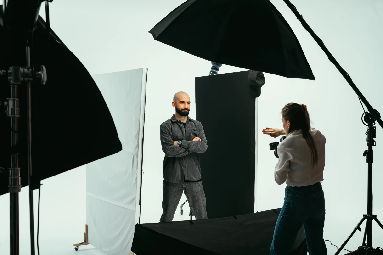 Fotograf für Business und Produkte in Erding und München: Porträt-Shooting im Fotostudio