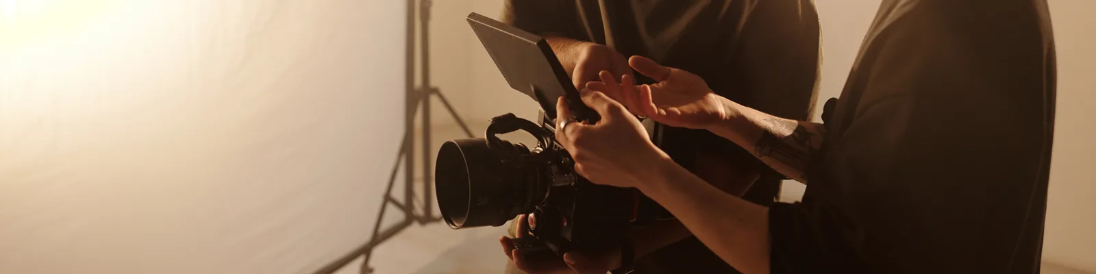 Imagefilm-Produktion: Kamerateam beim Dreh eines Unternehmensfilms